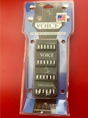 Voice Chord Forming Guitar Capo Adjustable Capo New Made in USA